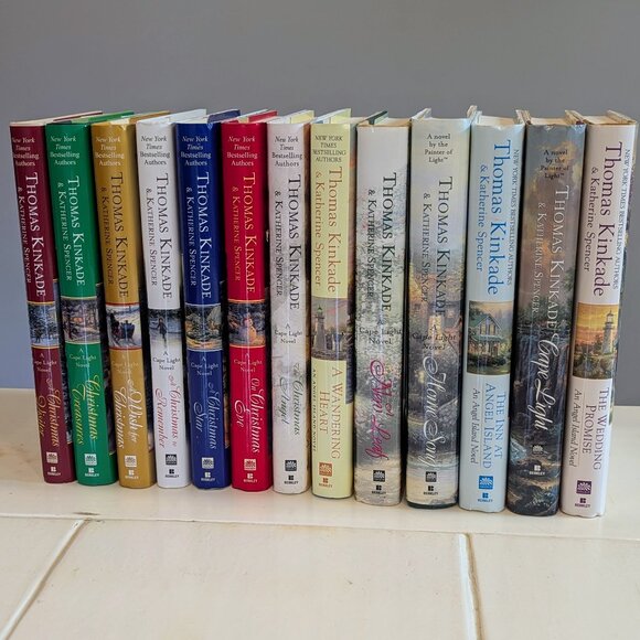 Lot of 13 New Cape Light Series HC Thomas Kinkade Katherine Spencer Book Holiday - Picture 1 of 10